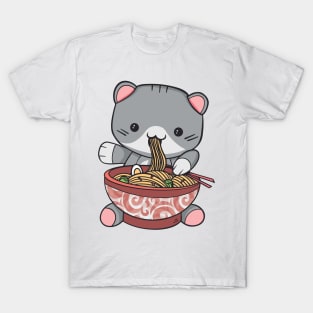 Cute cat ramen T-Shirt